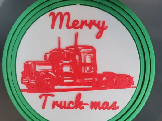 Merry Truck-mas ornament