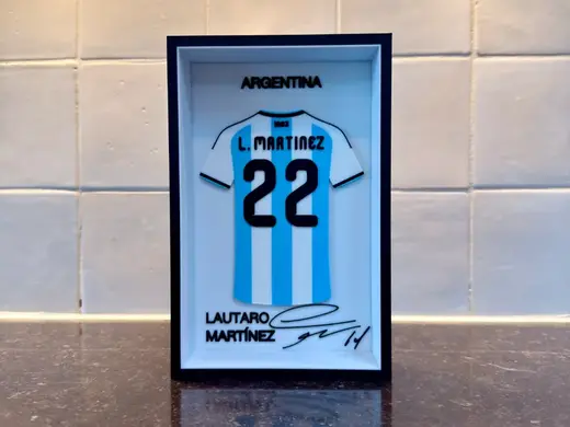 Lautaro Martínez - Argentina - Jersey Frame