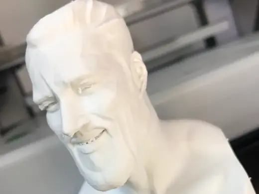 Gigachad Meme Sculpture/Bust