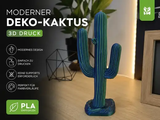 Moderner Deko-Kaktus