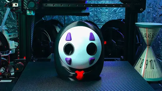 The Kaonashi aka No-Face Multicolor 3D Print