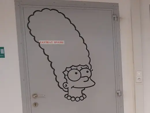 Marge Simpson flat 2D decor