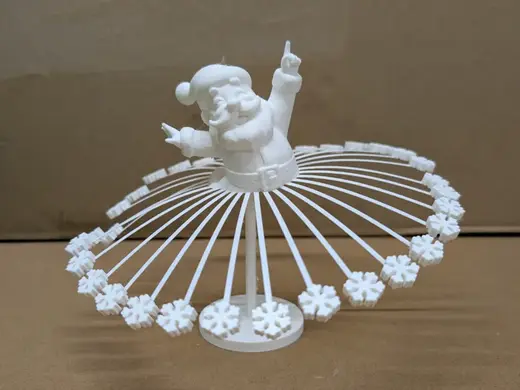 Twinkle Twirl Santa – A Spinning Holiday Delight