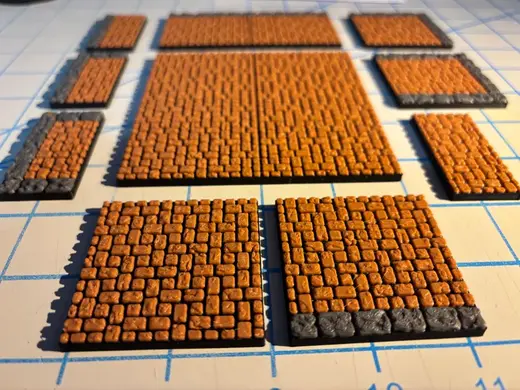 OpenForge 2.0 Brick Sidewalks and Straight Curbs