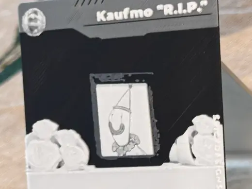 Kaufmo R.I.P Collectors Card #18