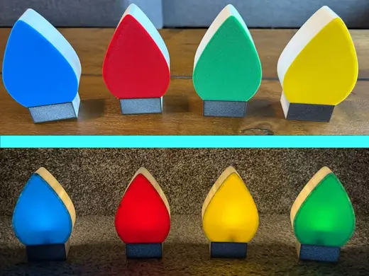 Christmas Bulb Tea Light Holder