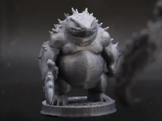 Rock Monster with sword - Powerful TTRPG Miniature