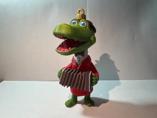 USSR Christmas tree decoration Gena The Crocodile