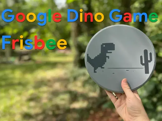 Google Dino Game Frisbee