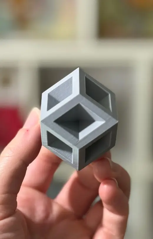 Rhombic Dodecahedron (Compartmentalized)