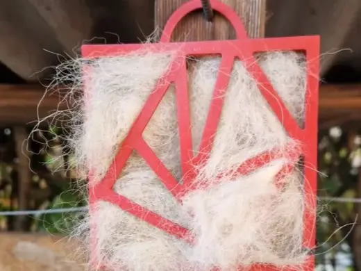 Hair box for bird nest