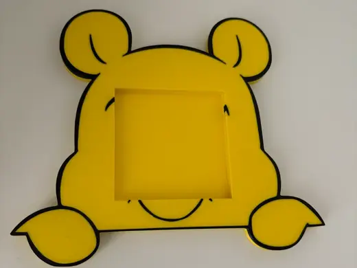 pooh bear sticky note pad holder