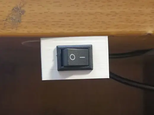 under desk switch enclosure