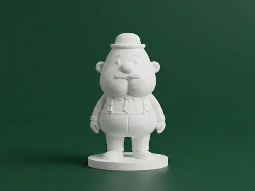 Face Like a Butt Character Figurine