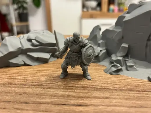 DnD Ready - Skeleton Warrior - Sword & Shield 1