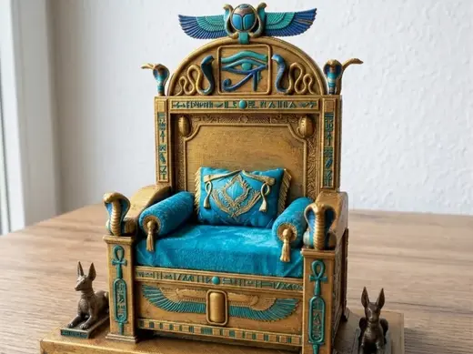 Monster High Cleo de Nile Egyptian Doll Throne