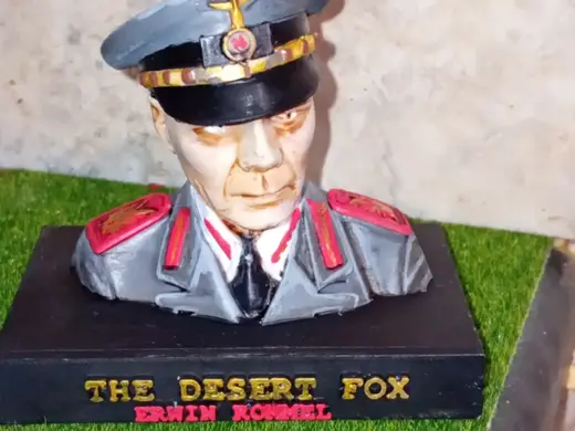 Erwin Rommel The Desert Fox Bust - WW2 bust