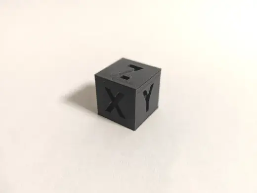 Precision XYZ Calibration Cube 10mm – Test Block