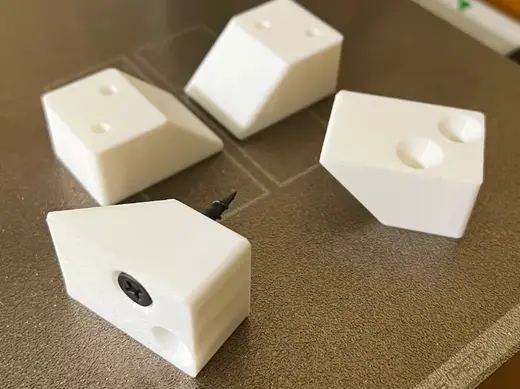 Screw On French Cleats, 3 sizes