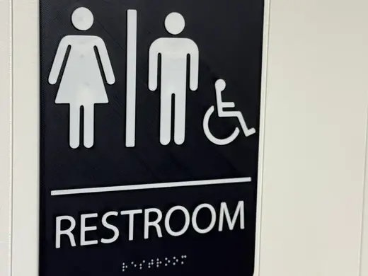 Restroom Sign - Men / Women / Handicap Accessible