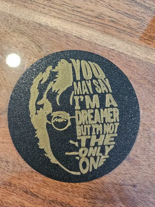 John Lennon Coaster: Tribute to Legends!