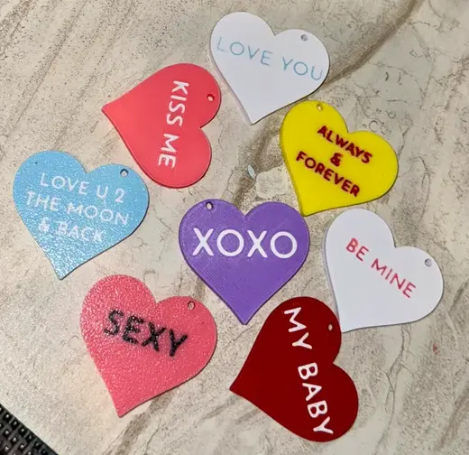 Sweethearts Valentines Key Chains
