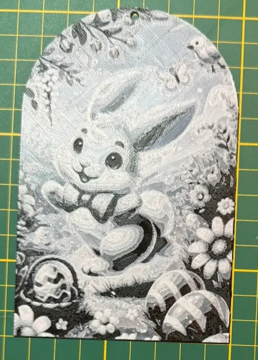 cute easter bunny decoration Hueforge, No AMS A14