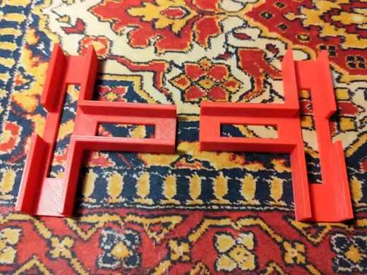 Furniture assembly template handle T 90° – 18mm V2