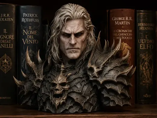 Busto fantasy del Signore dell’Armatura Oscura