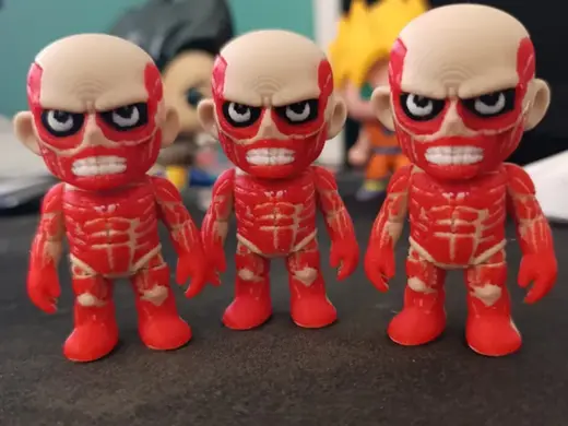 Mini Flexi Colossal Titan – Attack on Titan Chibi
