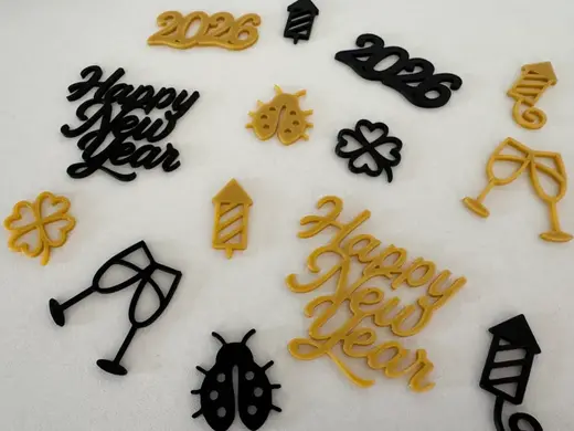 Tischdeko 2026 Neujahr Silvester