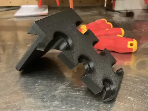 French cleat screwdriver holder
