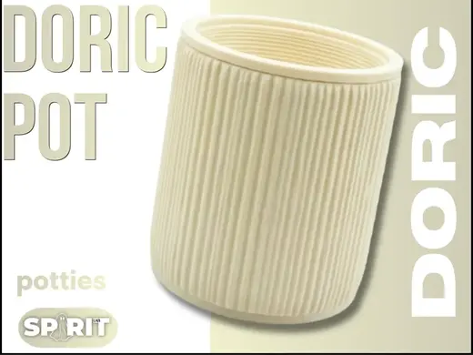 Doric Pot - Minimalist Planter & Desk Organizer