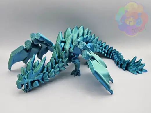 Floppy Dragon - Flexi Articulated Monster (pip)