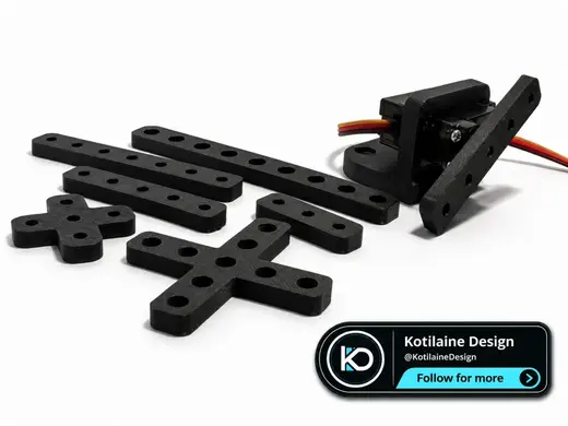 Micro Servo Arm & Linkage Kit – 7 Pieces