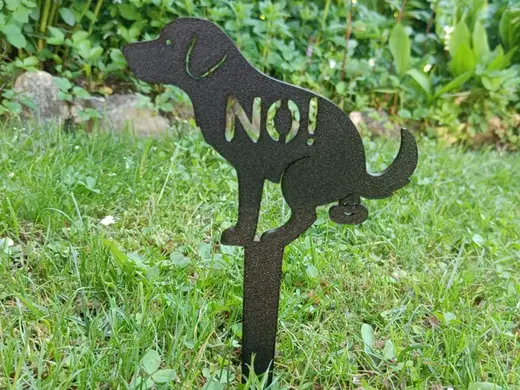 Lustiges Hundekotverbot Schild