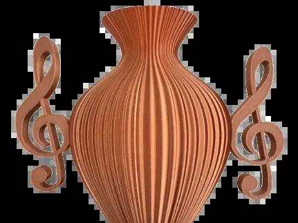 Music Trophy Treble Clef Handles