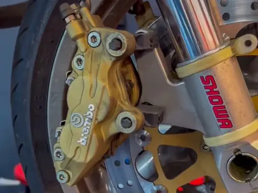 Motorcycle axial brake caliper bracket / holder V1
