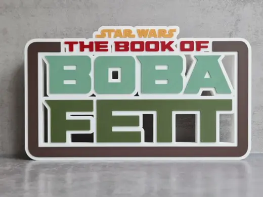 Star Wars the Book of Boba Fett Logo / Sign