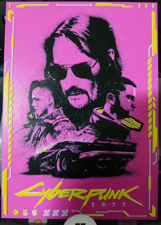 Cyberpunk 2077 (HueForge)