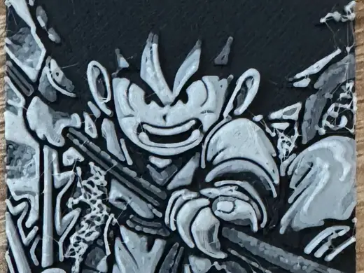 Hueforge – Dragon Ball Sheet #1 Goku Bookmark