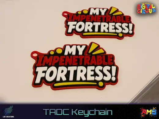 My Impenetrable Fortness keychain | TADC