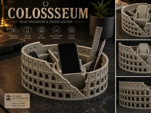 Colosseum Organizer & Phone Holder|Large Capacity