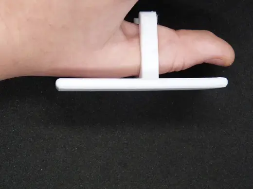 PrintShield, a thumb Scraper Guard