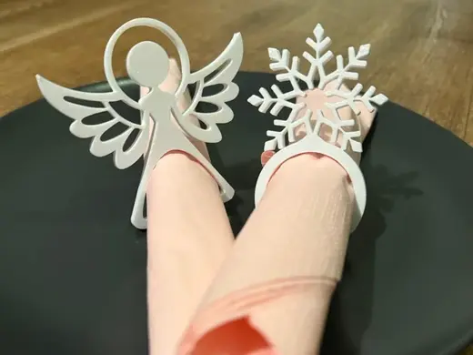 Christmas napkin holder (tissue ring) 4 motifs