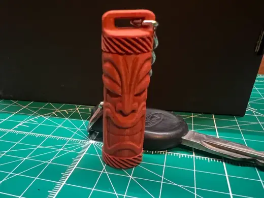 Tiki Totem Keychain