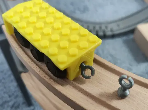 Couplers for brio/brick train adapters