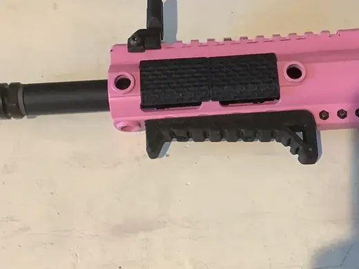 AFG M-Lok angled foregrip w/ hand stop - textured