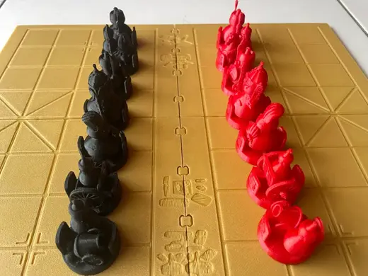 Gourd (Hulu) inspired Chinese Chess (Xiang Qi)