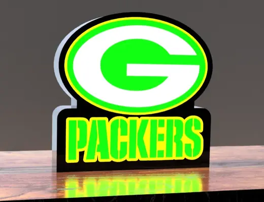 Green Bay Packers LED Lightbox